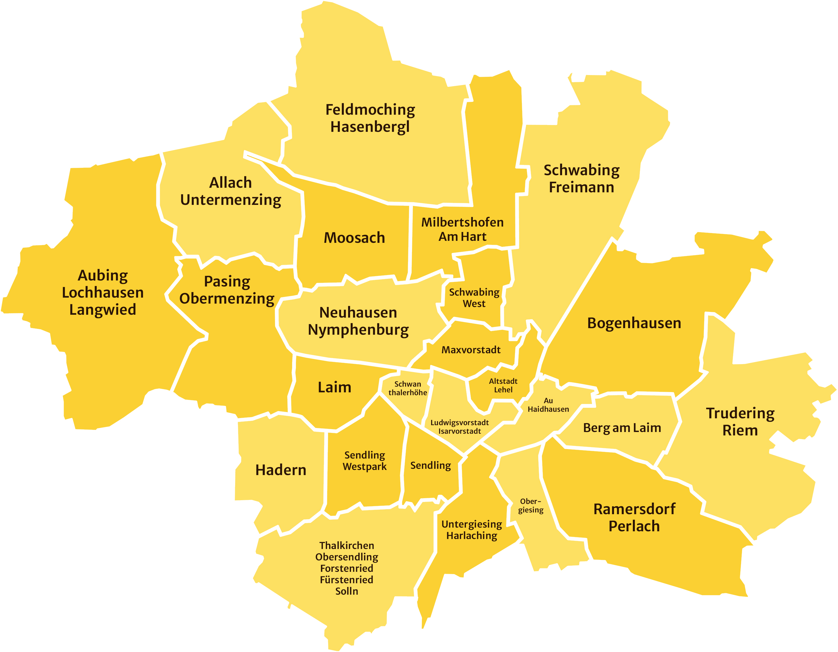 Münchner Stadtbezirke