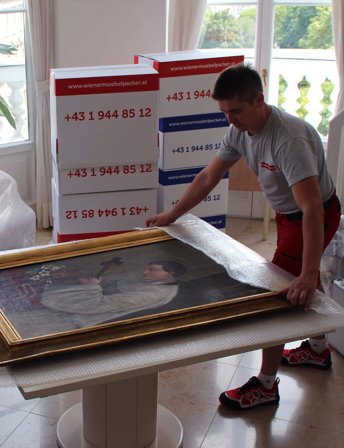 Verpackungs- und Auspackservice