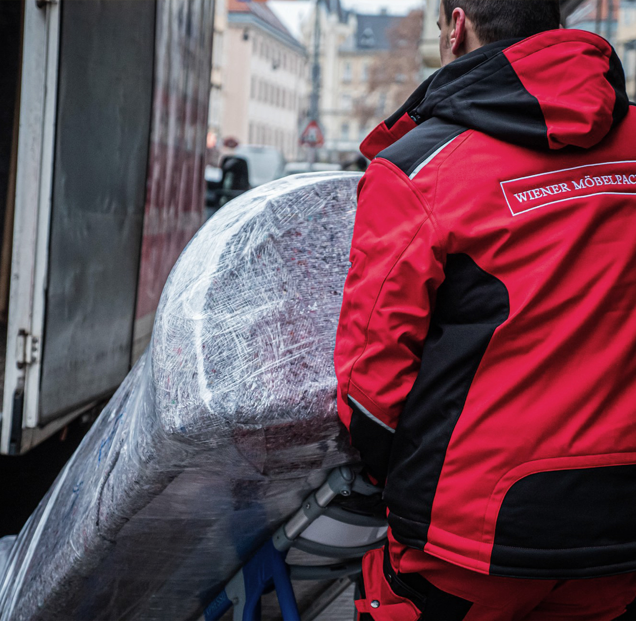 Wiener Möbelpacker im Einsatz