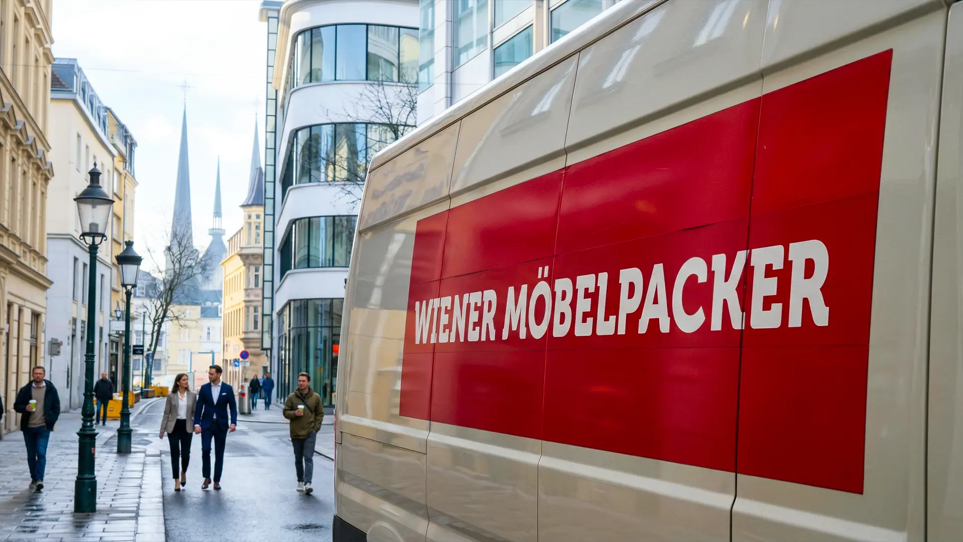 LKW mit Umzugsgut bereit