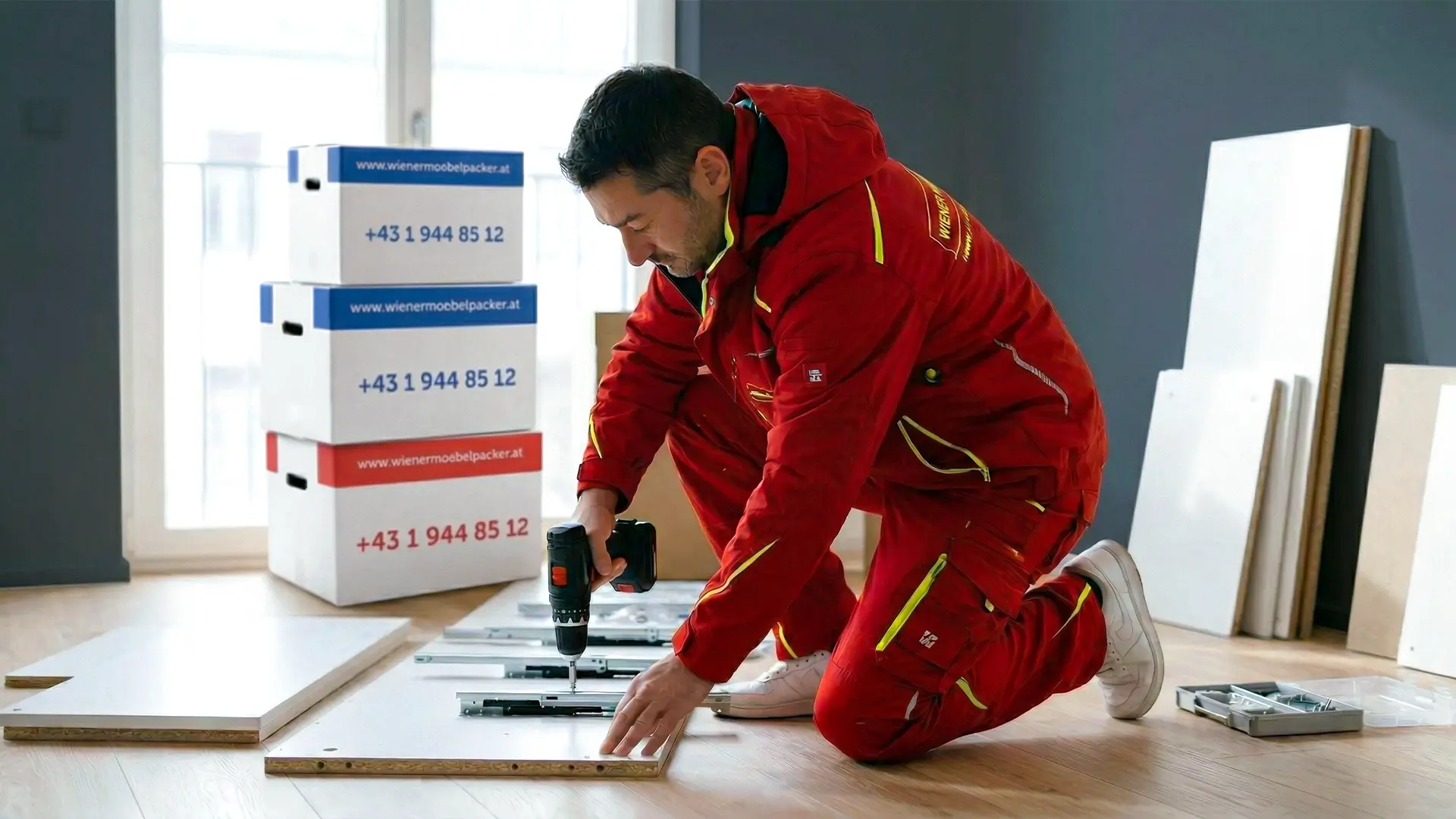 Möbelmontage bei Übersiedlung in Wien