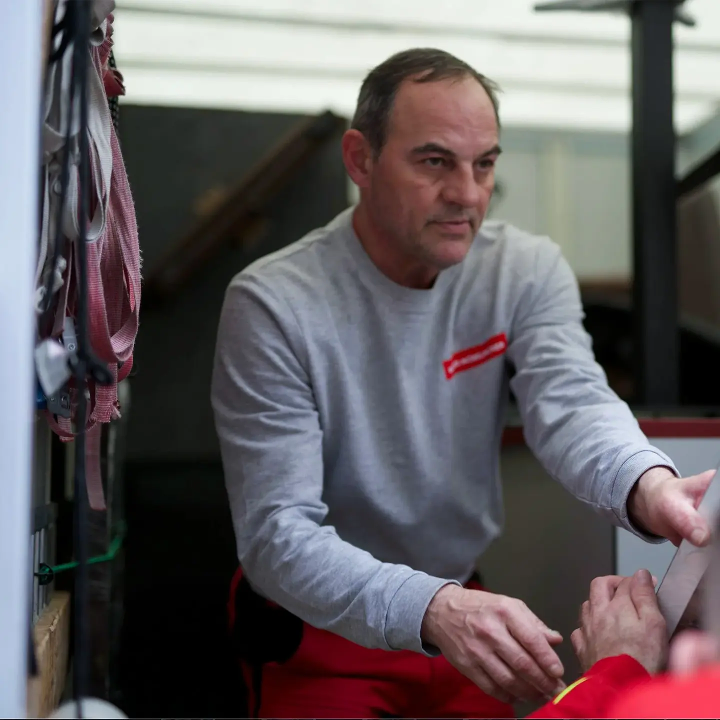 Möbelpacker bei der Arbeit im Ländle