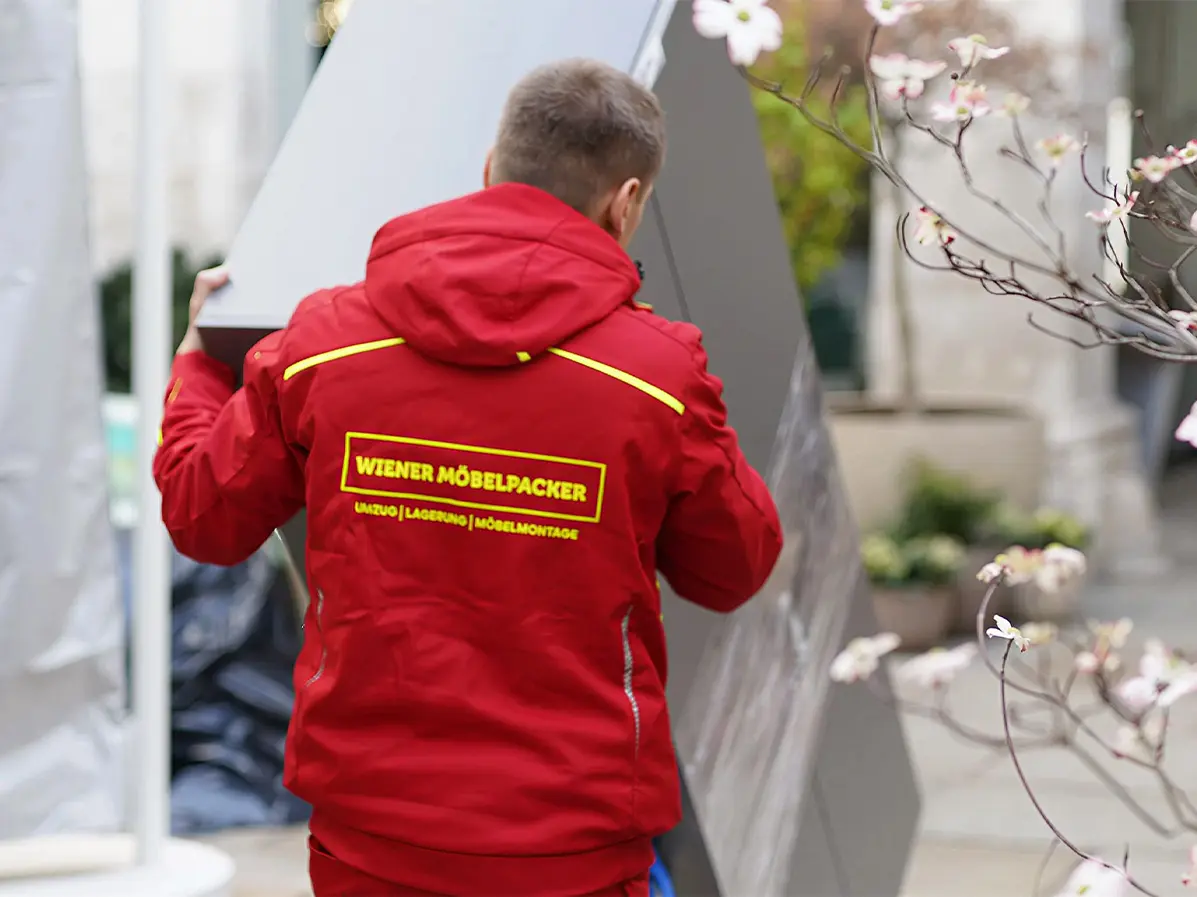 Möbeltransport während des Umzugs