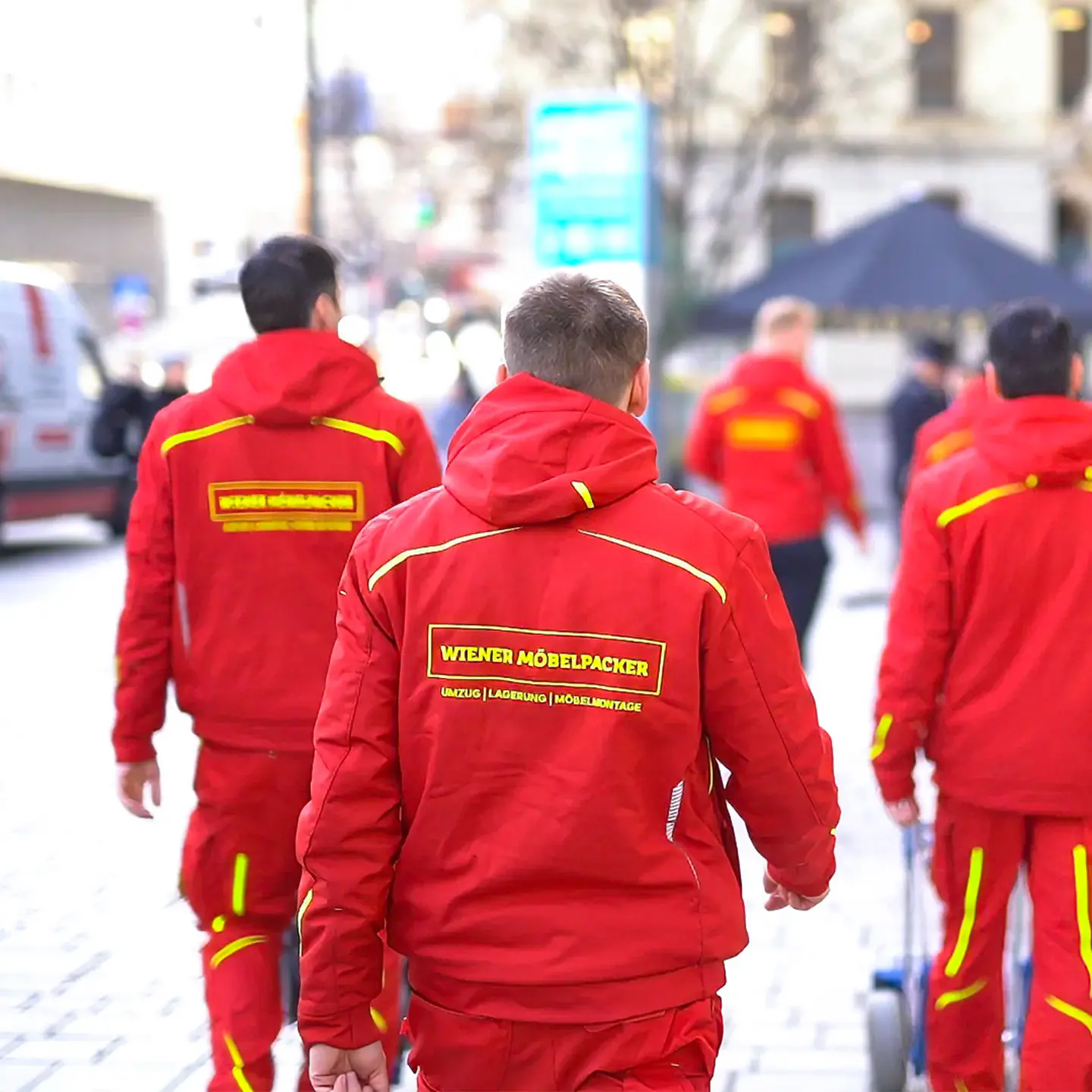 Moebelpacker im Einsatz