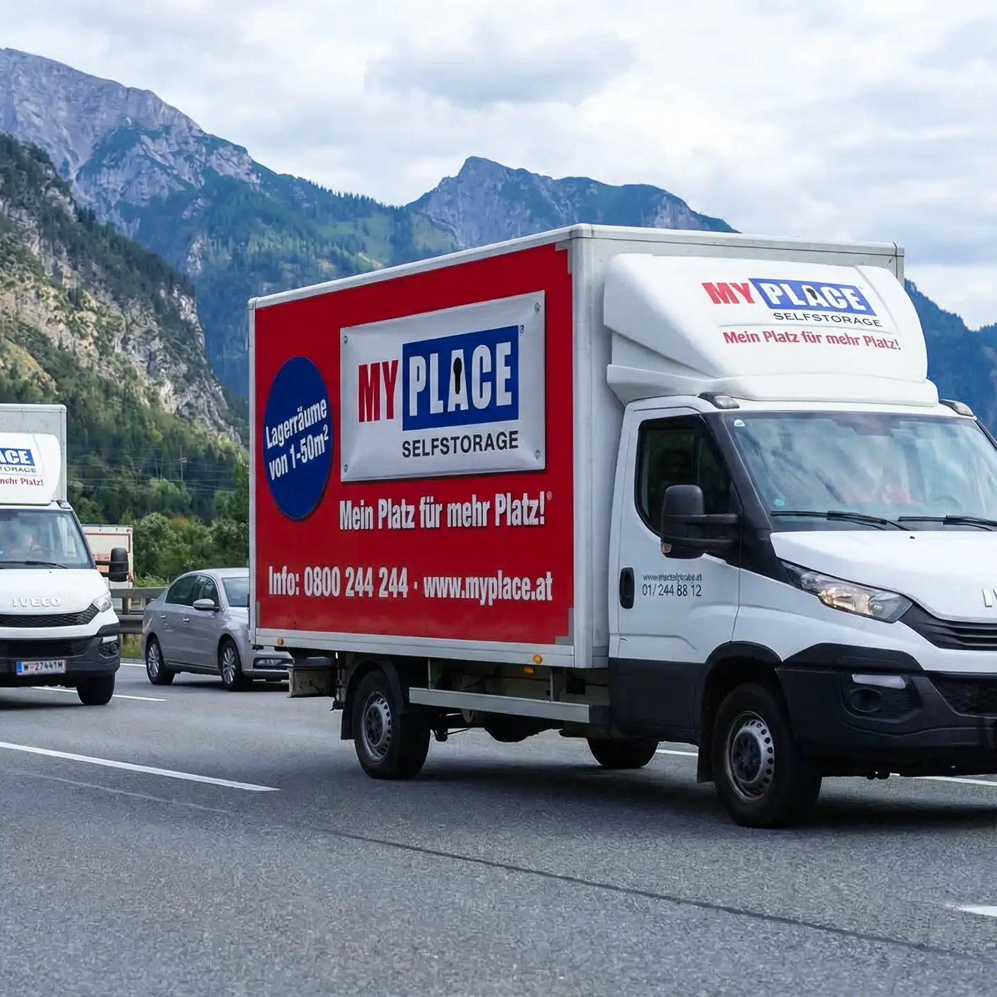 Umzüge auf der Route Wien-Salzburg