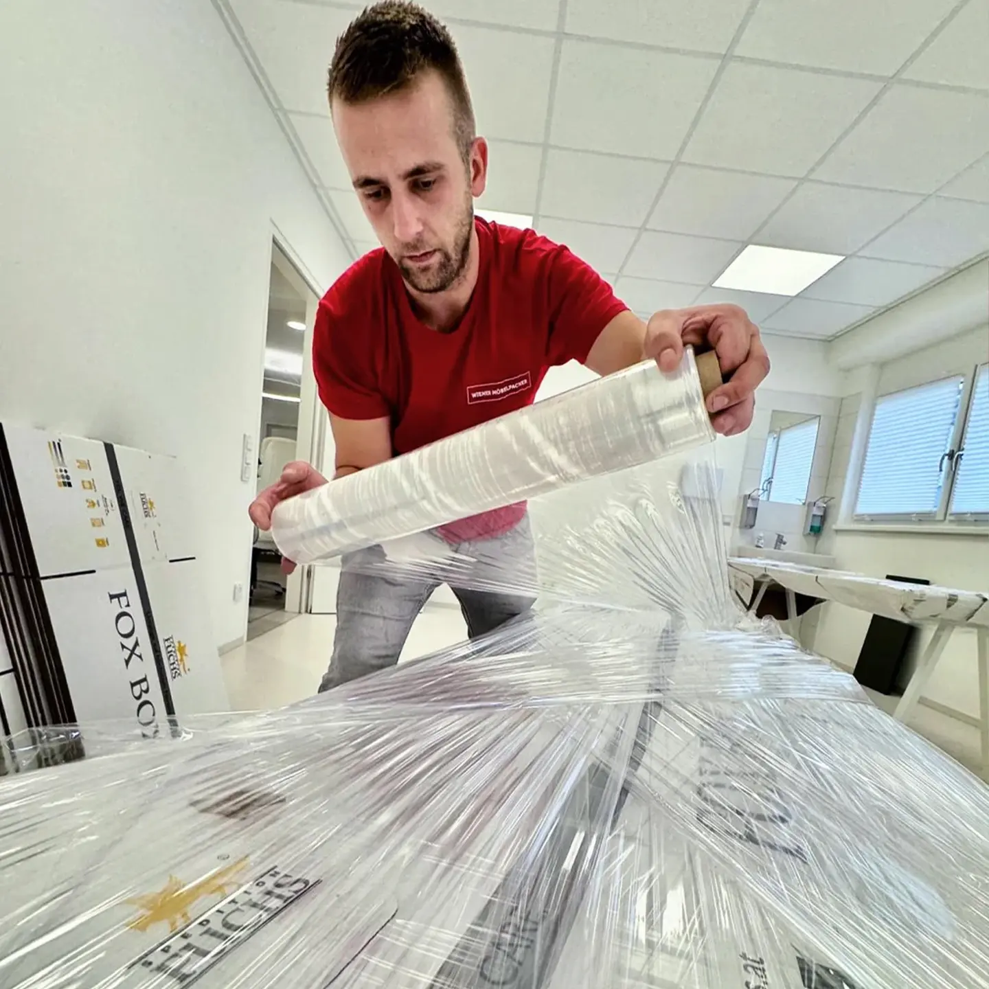 Verpackung Wien Linz Umzug