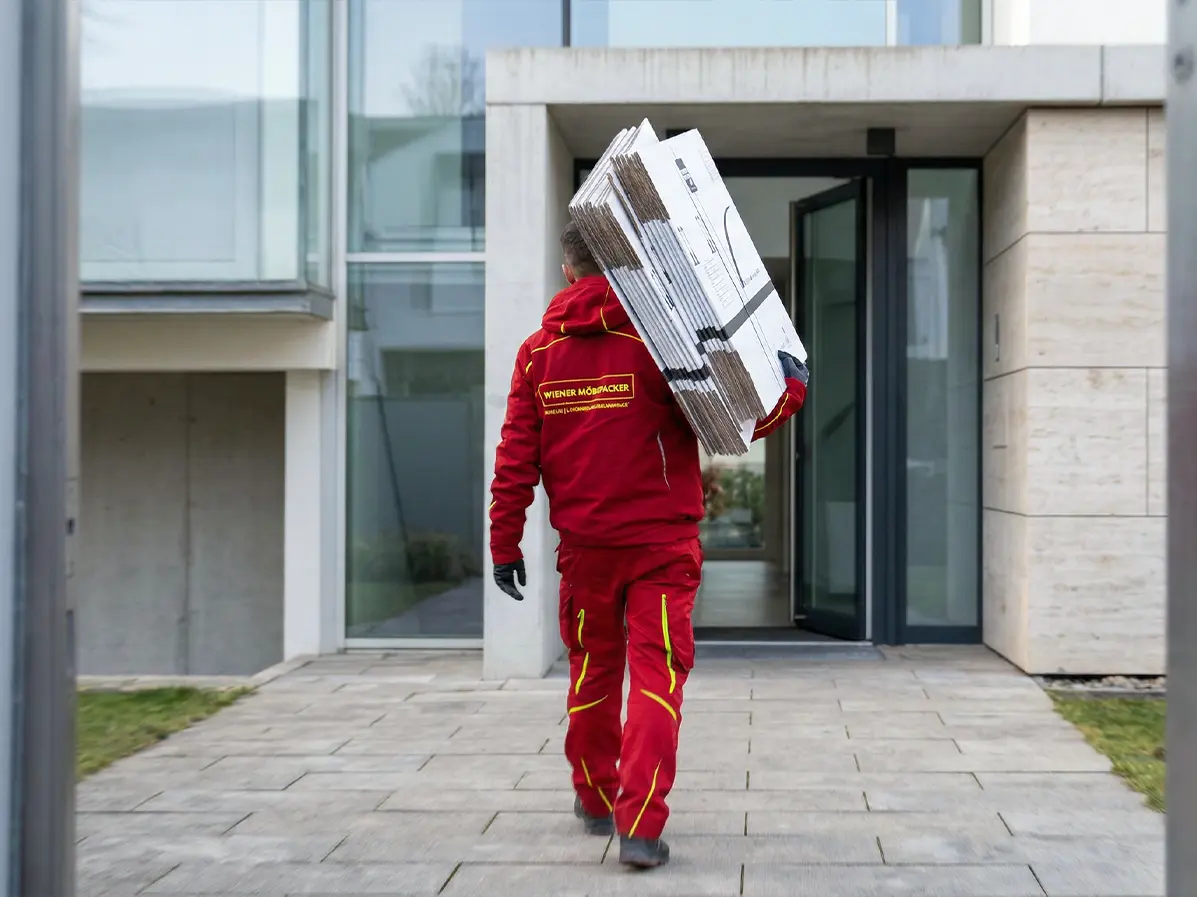 Wiener Mobepacker-Arbeiter letztes Jahr