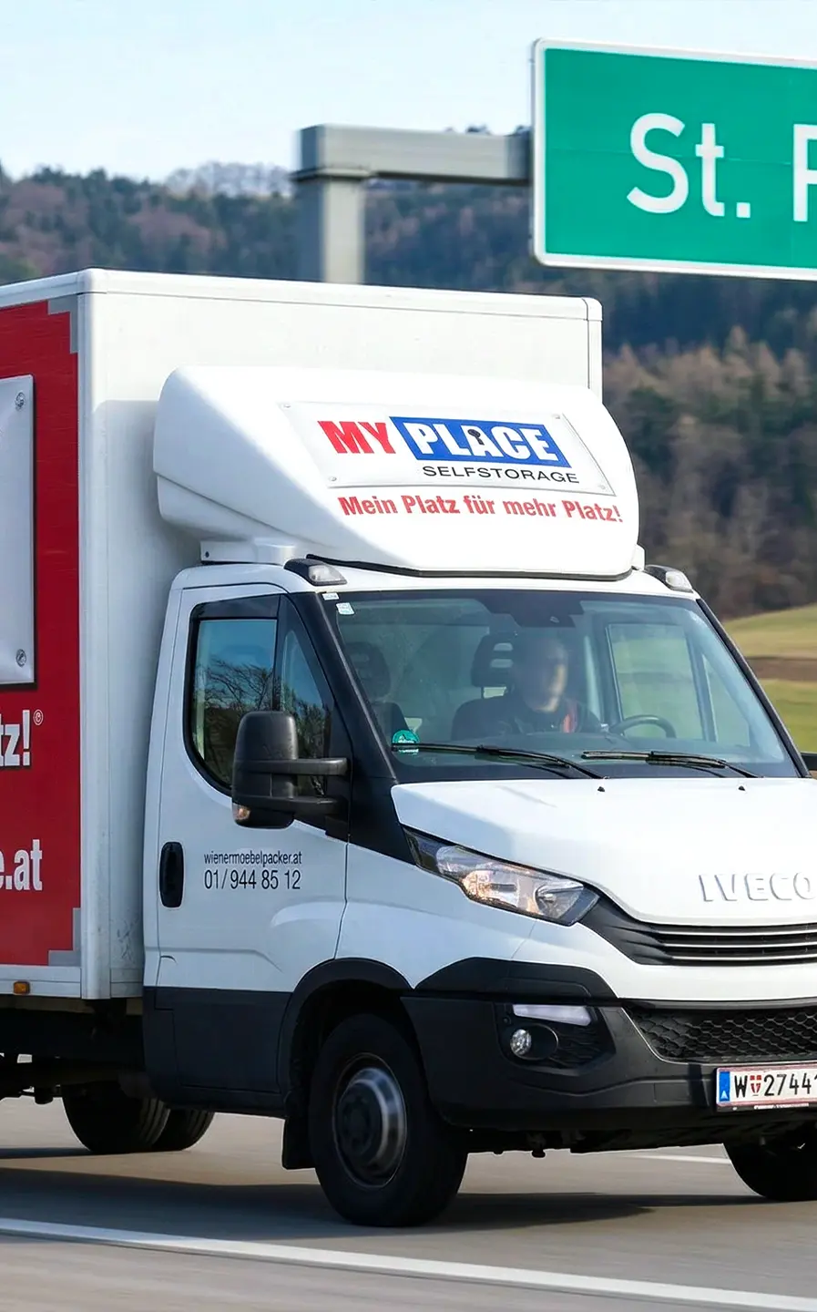 auf dem Weg nach St. Pölten, Österreich
