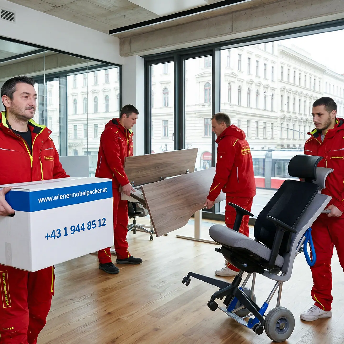 Ein Büroumzug in Wien 2026