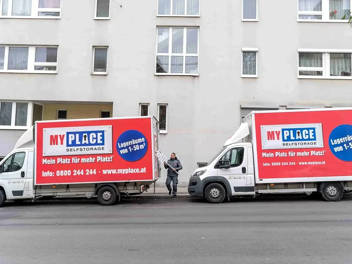 Team bereit für Umzug