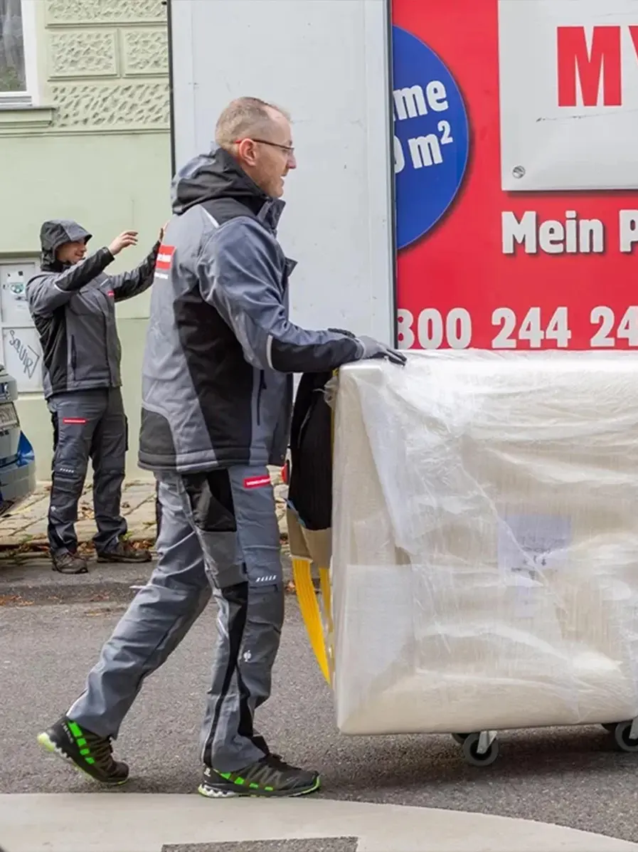 Transport empfindlicher Möbelstücke