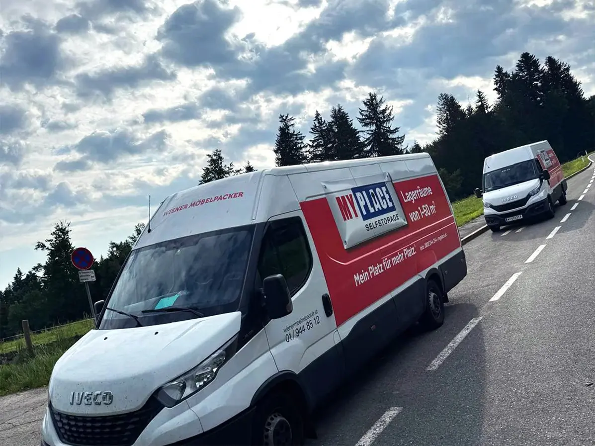 Umzug von Wien nach Kärnten unterwegs