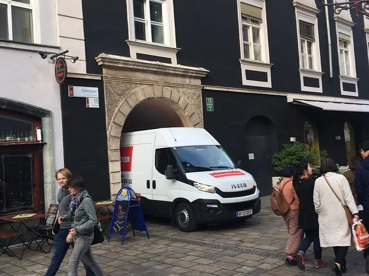 Umzugsservice in Wien im Einsatz