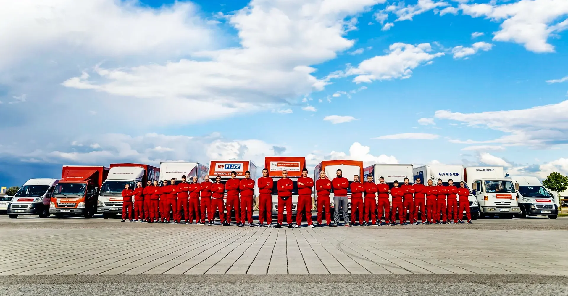 unser Umzugsteam vor 20 Jahren